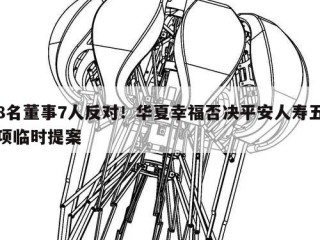 8名董事7人反对！华夏幸福否决平安人寿五项临时提案