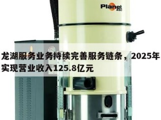 龙湖服务业务持续完善服务链条，2025年实现营业收入125.8亿元